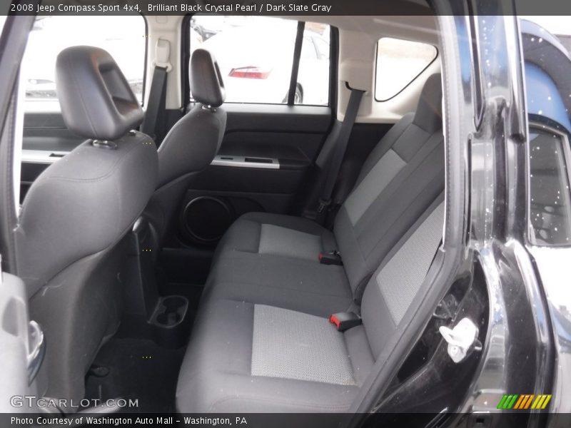 Brilliant Black Crystal Pearl / Dark Slate Gray 2008 Jeep Compass Sport 4x4