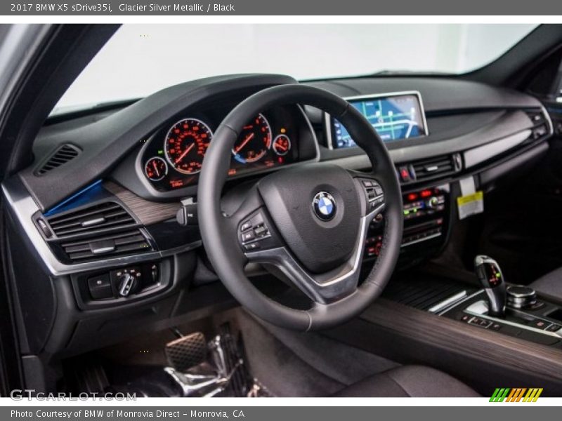 Glacier Silver Metallic / Black 2017 BMW X5 sDrive35i