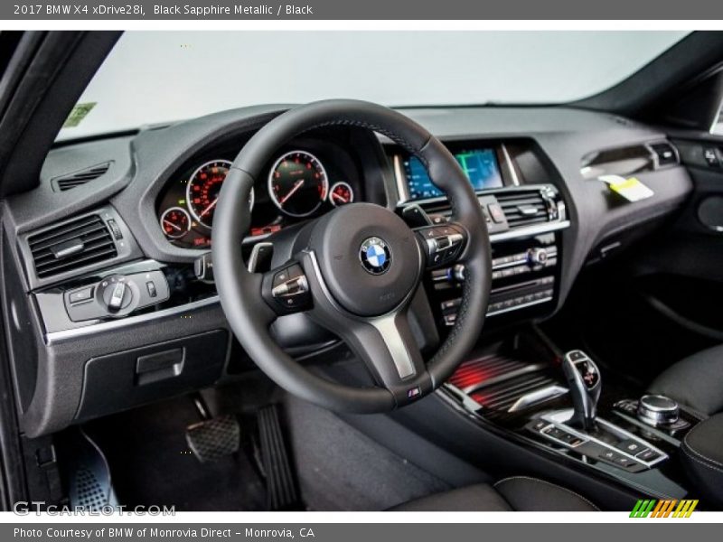 Dashboard of 2017 X4 xDrive28i