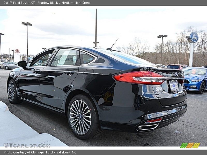 Shadow Black / Medium Light Stone 2017 Ford Fusion SE