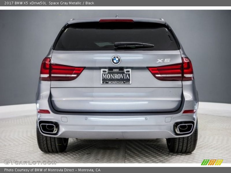 Space Gray Metallic / Black 2017 BMW X5 xDrive50i