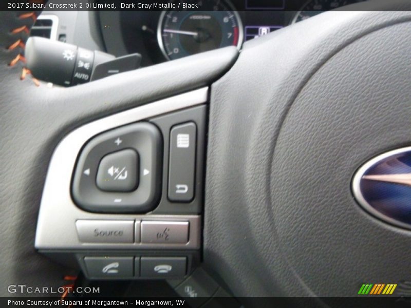 Dark Gray Metallic / Black 2017 Subaru Crosstrek 2.0i Limited