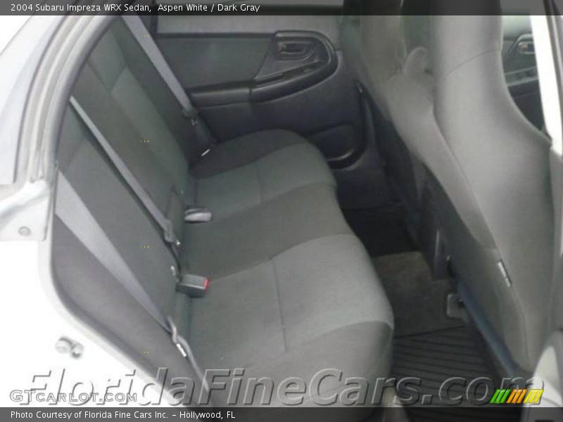 Aspen White / Dark Gray 2004 Subaru Impreza WRX Sedan