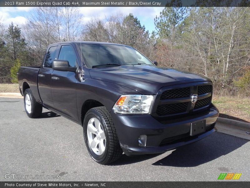 Maximum Steel Metallic / Black/Diesel Gray 2013 Ram 1500 Express Quad Cab 4x4