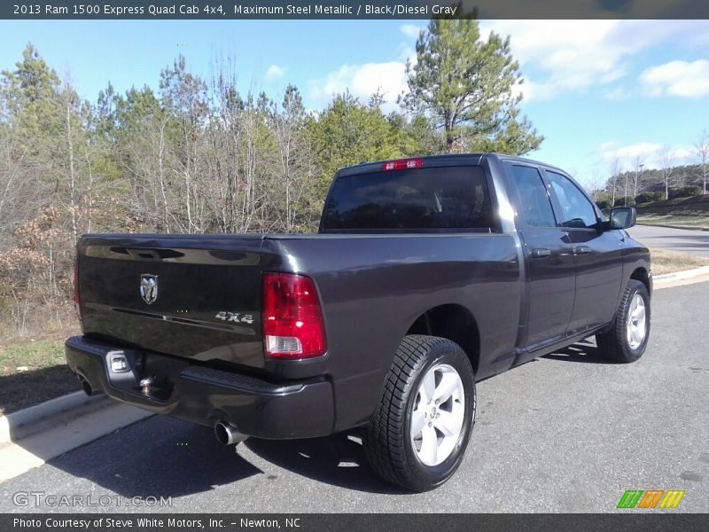 Maximum Steel Metallic / Black/Diesel Gray 2013 Ram 1500 Express Quad Cab 4x4