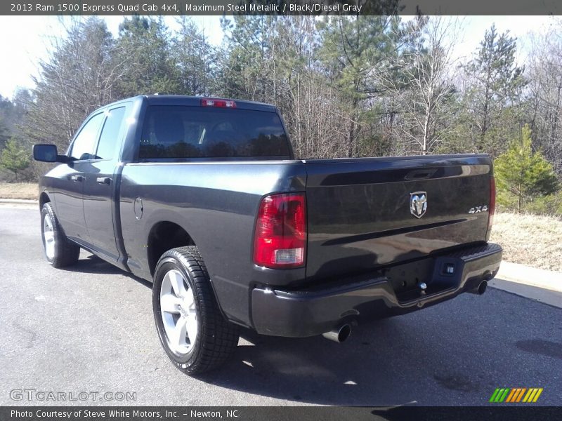 Maximum Steel Metallic / Black/Diesel Gray 2013 Ram 1500 Express Quad Cab 4x4