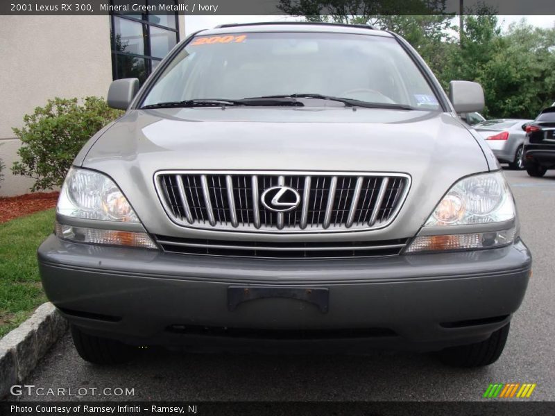 Mineral Green Metallic / Ivory 2001 Lexus RX 300