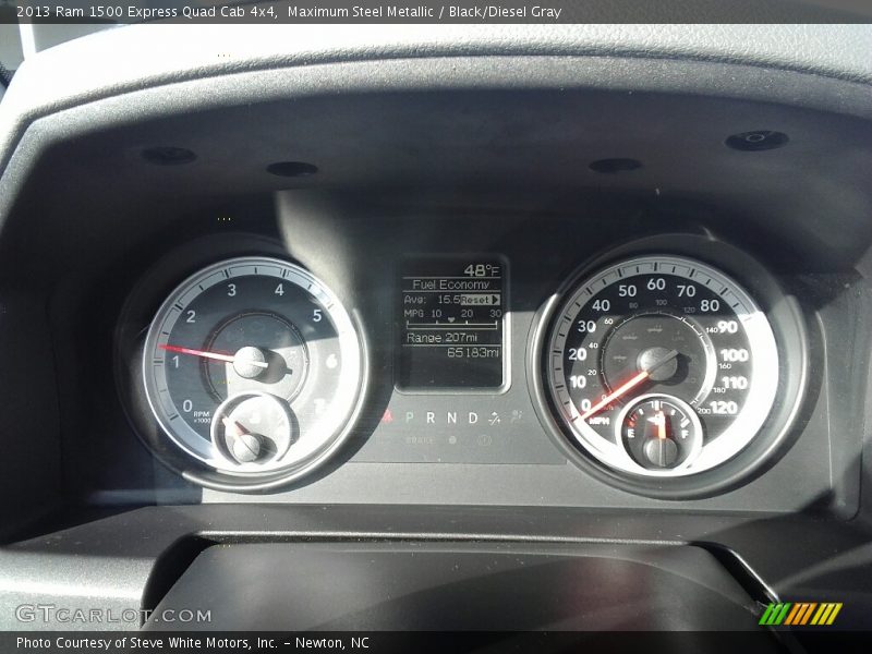 Maximum Steel Metallic / Black/Diesel Gray 2013 Ram 1500 Express Quad Cab 4x4