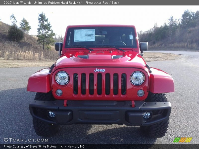 Firecracker Red / Black 2017 Jeep Wrangler Unlimited Rubicon Hard Rock 4x4