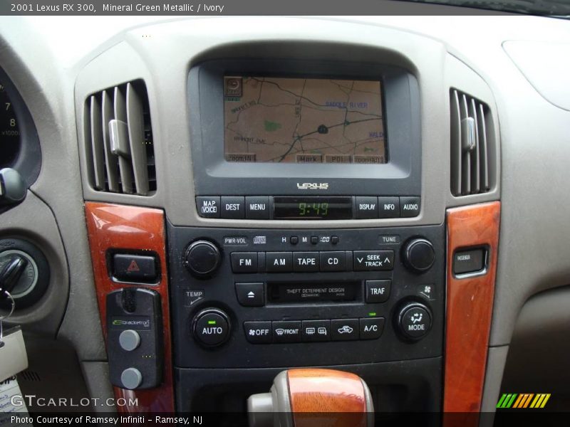 Mineral Green Metallic / Ivory 2001 Lexus RX 300