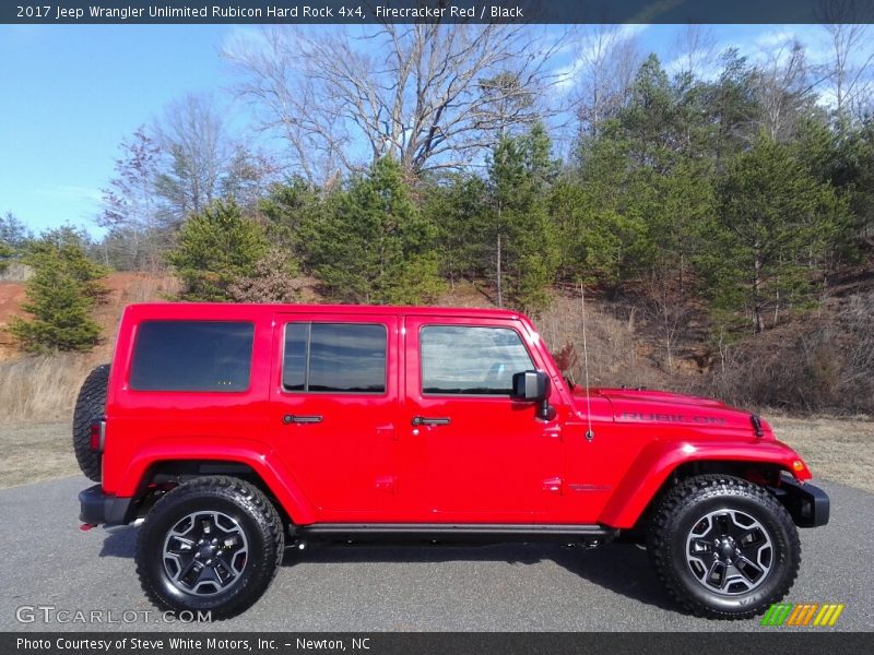 Firecracker Red / Black 2017 Jeep Wrangler Unlimited Rubicon Hard Rock 4x4