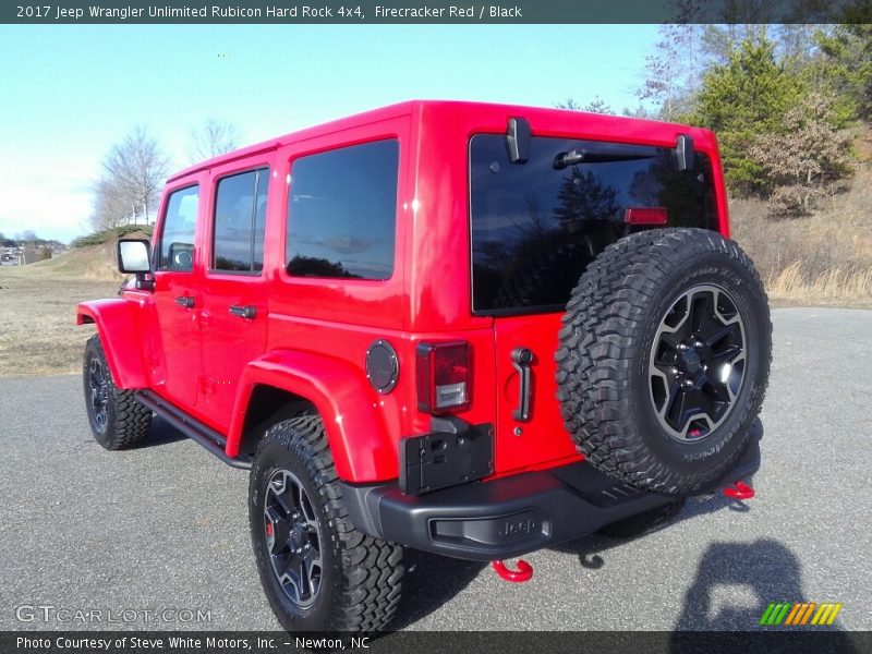 Firecracker Red / Black 2017 Jeep Wrangler Unlimited Rubicon Hard Rock 4x4
