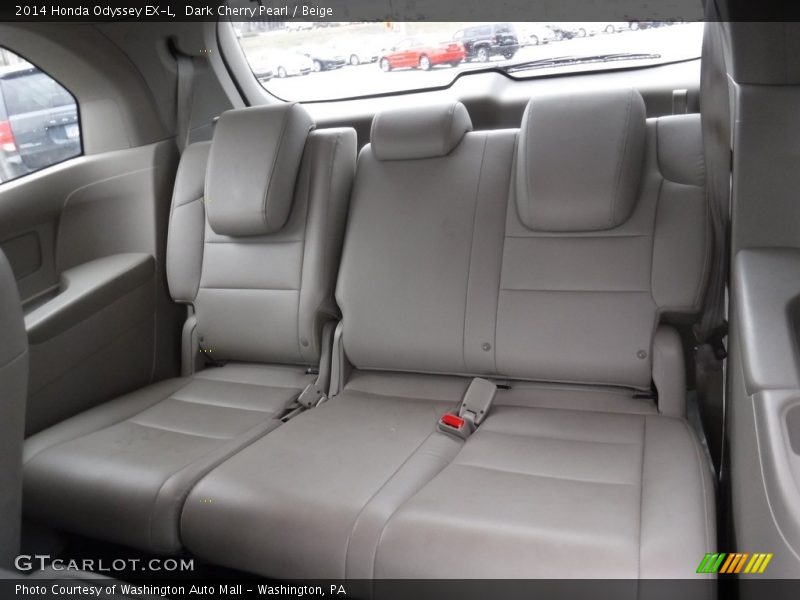Dark Cherry Pearl / Beige 2014 Honda Odyssey EX-L