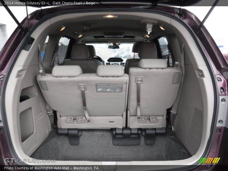 Dark Cherry Pearl / Beige 2014 Honda Odyssey EX-L
