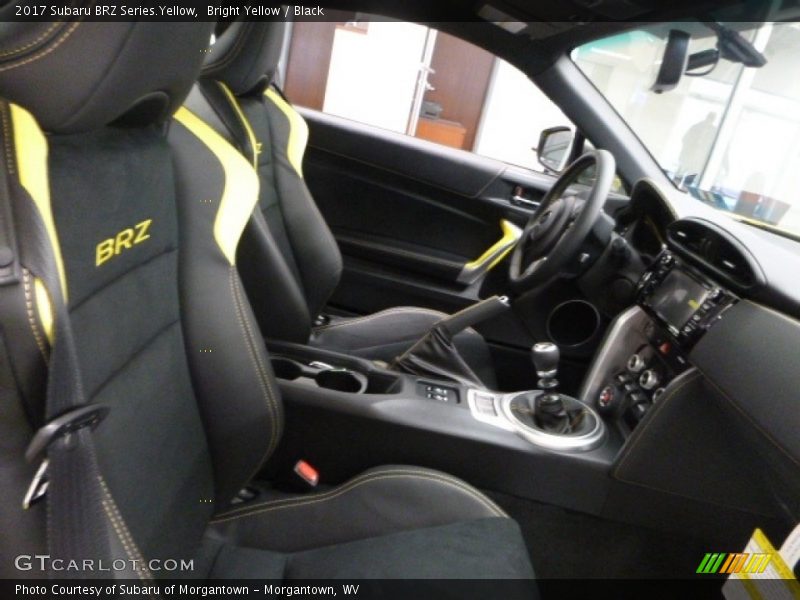 Front Seat of 2017 BRZ Series.Yellow