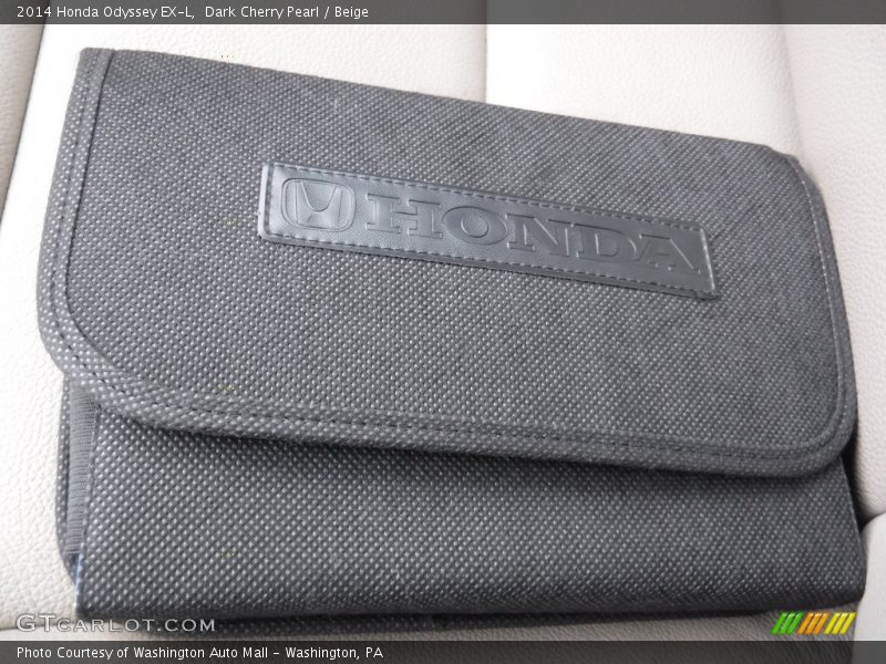 Dark Cherry Pearl / Beige 2014 Honda Odyssey EX-L