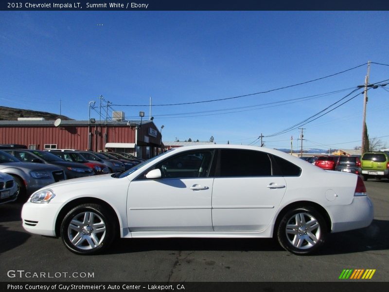 Summit White / Ebony 2013 Chevrolet Impala LT