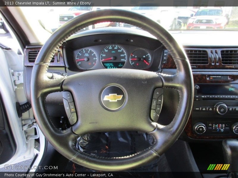 Summit White / Ebony 2013 Chevrolet Impala LT