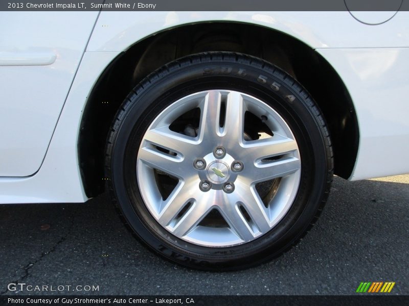 Summit White / Ebony 2013 Chevrolet Impala LT