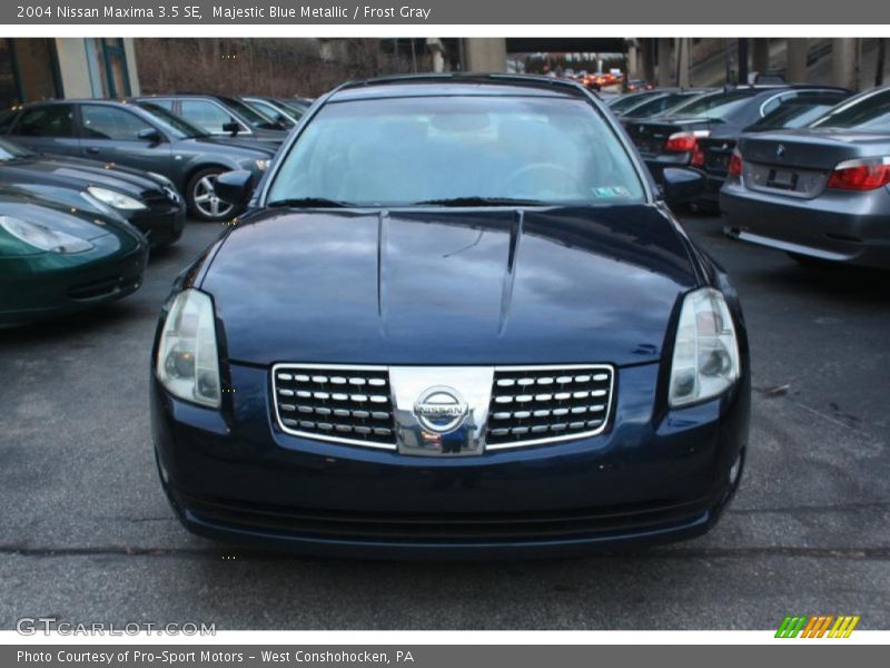 Majestic Blue Metallic / Frost Gray 2004 Nissan Maxima 3.5 SE