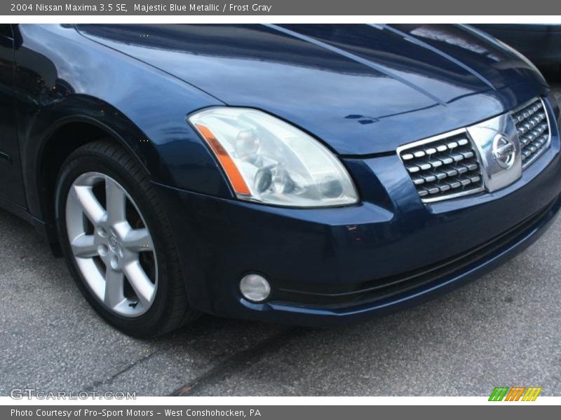 Majestic Blue Metallic / Frost Gray 2004 Nissan Maxima 3.5 SE