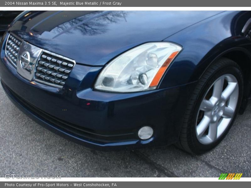 Majestic Blue Metallic / Frost Gray 2004 Nissan Maxima 3.5 SE