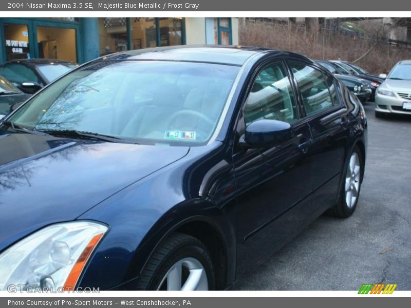 Majestic Blue Metallic / Frost Gray 2004 Nissan Maxima 3.5 SE