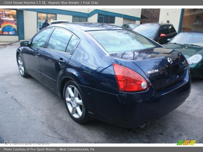 Majestic Blue Metallic / Frost Gray 2004 Nissan Maxima 3.5 SE