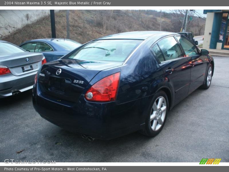 Majestic Blue Metallic / Frost Gray 2004 Nissan Maxima 3.5 SE