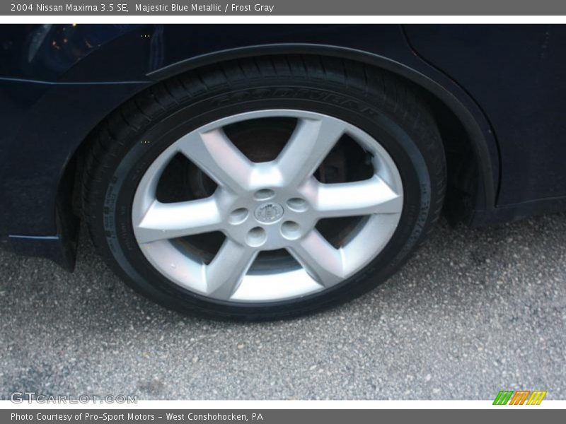 Majestic Blue Metallic / Frost Gray 2004 Nissan Maxima 3.5 SE