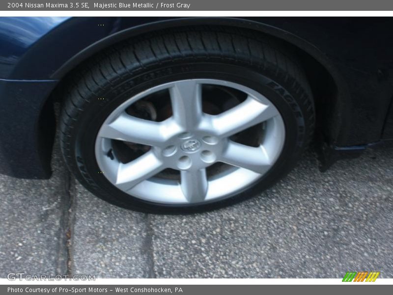 Majestic Blue Metallic / Frost Gray 2004 Nissan Maxima 3.5 SE