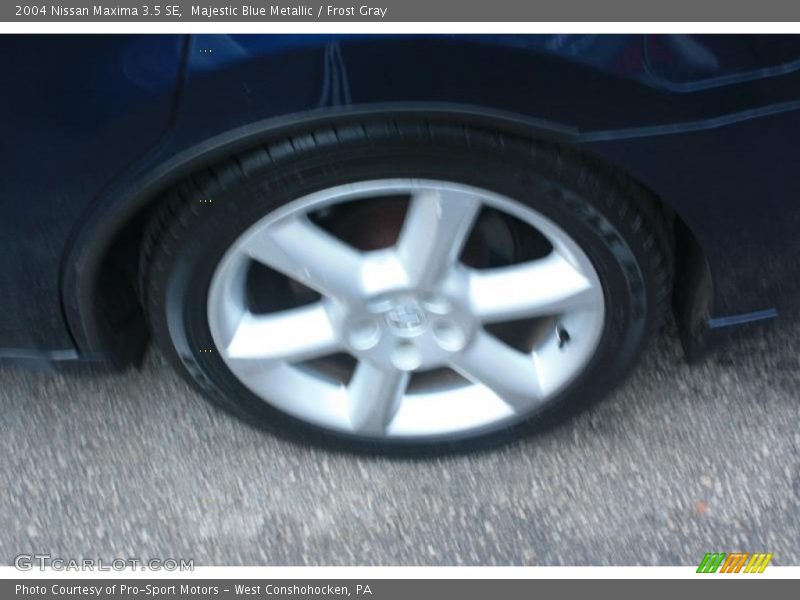 Majestic Blue Metallic / Frost Gray 2004 Nissan Maxima 3.5 SE