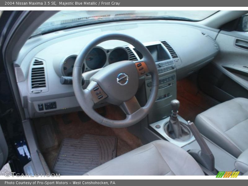 Majestic Blue Metallic / Frost Gray 2004 Nissan Maxima 3.5 SE