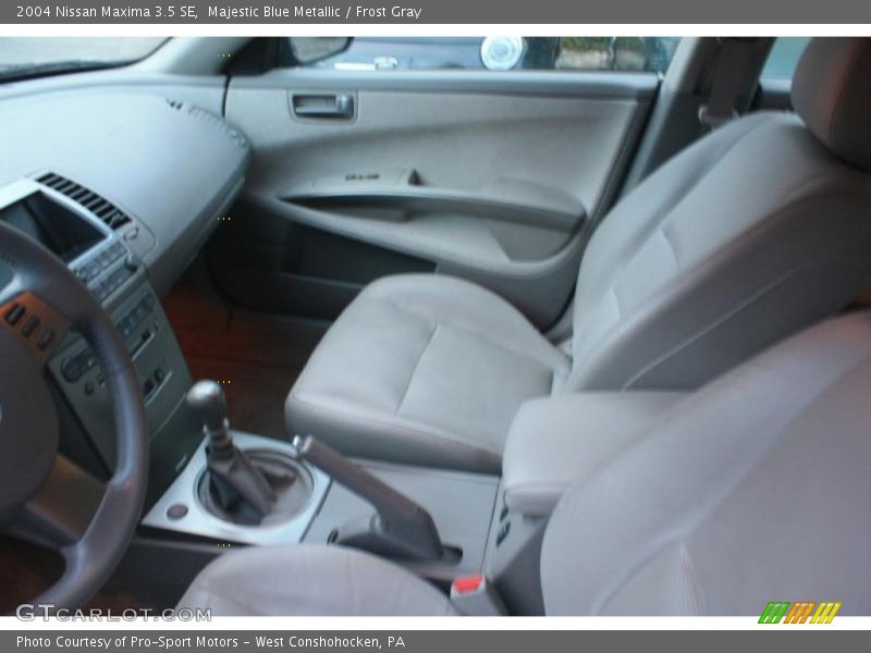 Majestic Blue Metallic / Frost Gray 2004 Nissan Maxima 3.5 SE