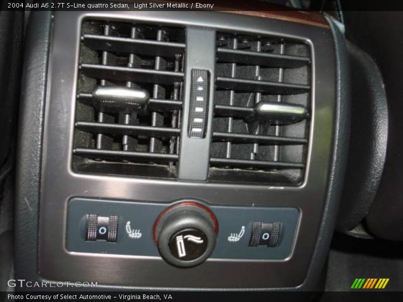Light Silver Metallic / Ebony 2004 Audi A6 2.7T S-Line quattro Sedan