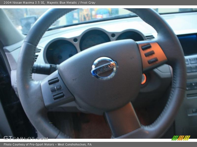 Majestic Blue Metallic / Frost Gray 2004 Nissan Maxima 3.5 SE