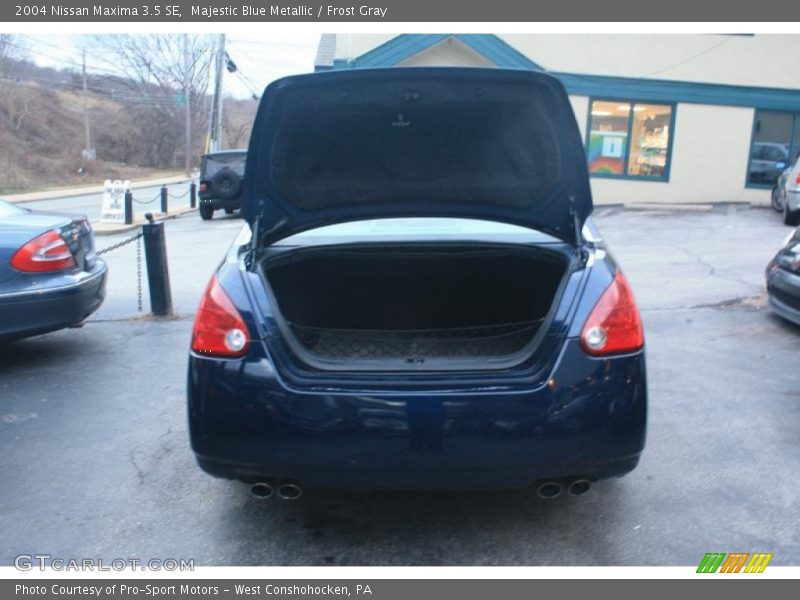 Majestic Blue Metallic / Frost Gray 2004 Nissan Maxima 3.5 SE