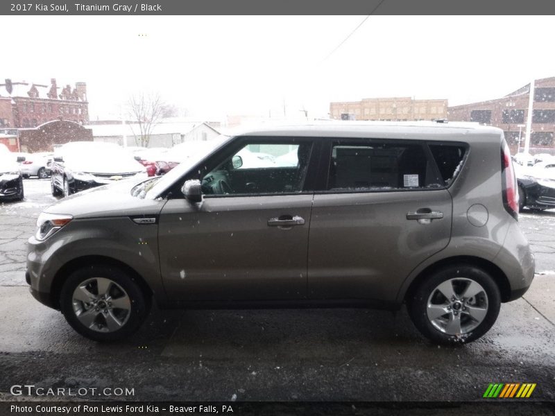 Titanium Gray / Black 2017 Kia Soul