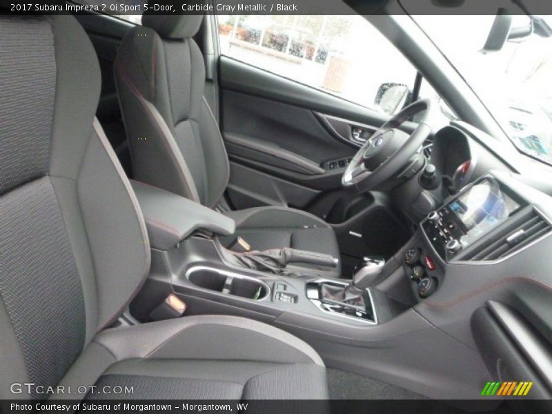 Carbide Gray Metallic / Black 2017 Subaru Impreza 2.0i Sport 5-Door