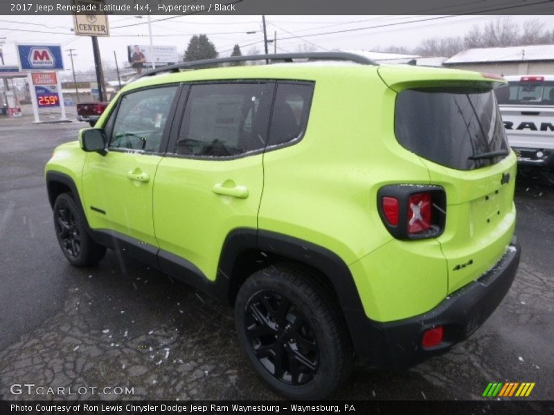 Hypergreen / Black 2017 Jeep Renegade Latitude 4x4