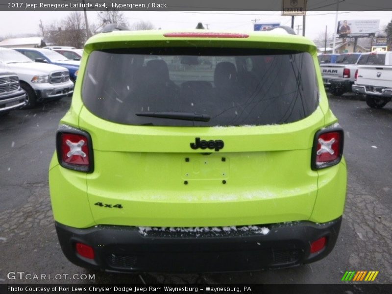 Hypergreen / Black 2017 Jeep Renegade Latitude 4x4