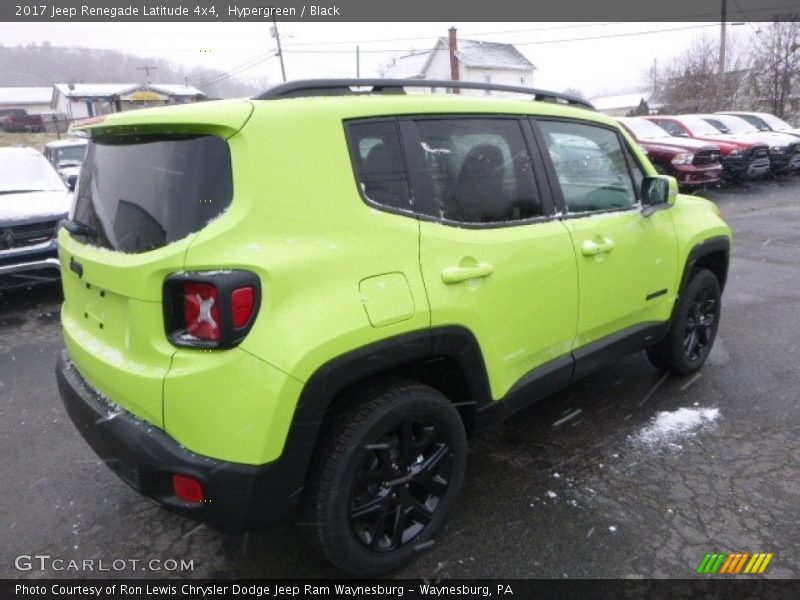 Hypergreen / Black 2017 Jeep Renegade Latitude 4x4