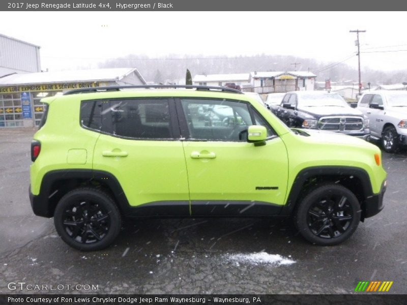 Hypergreen / Black 2017 Jeep Renegade Latitude 4x4