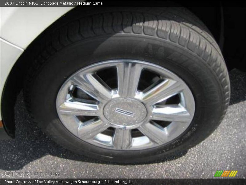 Light Sage Metallic / Medium Camel 2007 Lincoln MKX