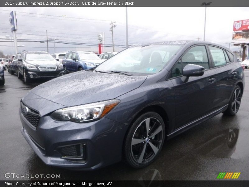 Carbide Gray Metallic / Black 2017 Subaru Impreza 2.0i Sport 5-Door