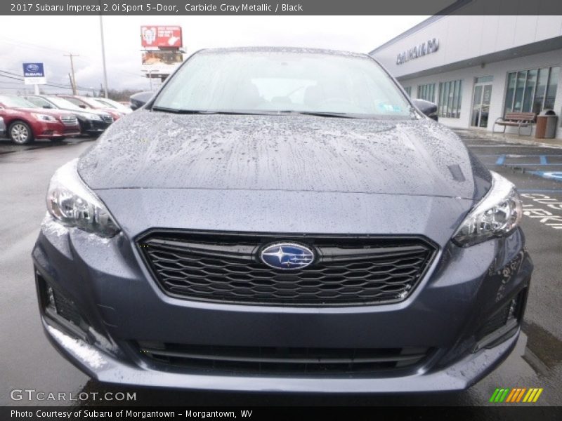 Carbide Gray Metallic / Black 2017 Subaru Impreza 2.0i Sport 5-Door