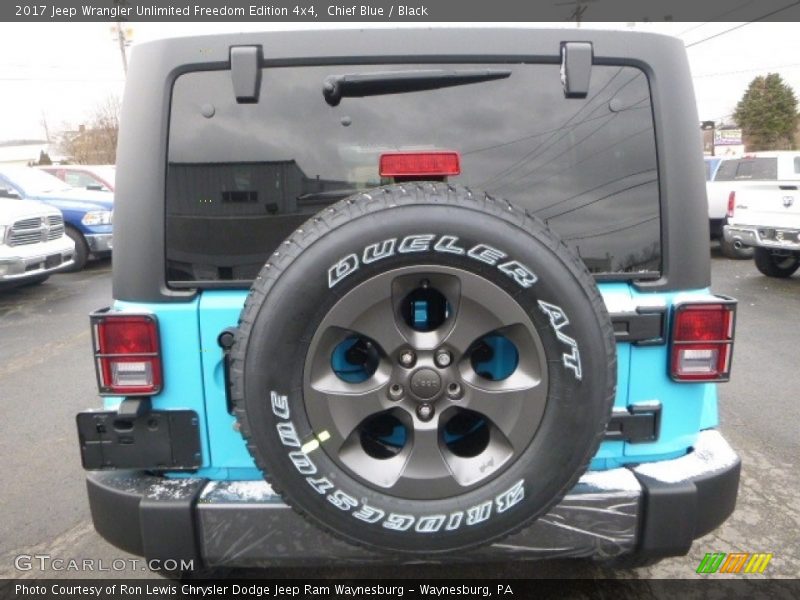 Chief Blue / Black 2017 Jeep Wrangler Unlimited Freedom Edition 4x4