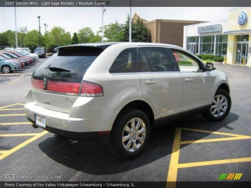Light Sage Metallic / Medium Camel 2007 Lincoln MKX