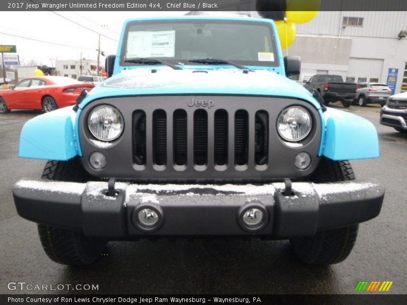 Chief Blue / Black 2017 Jeep Wrangler Unlimited Freedom Edition 4x4