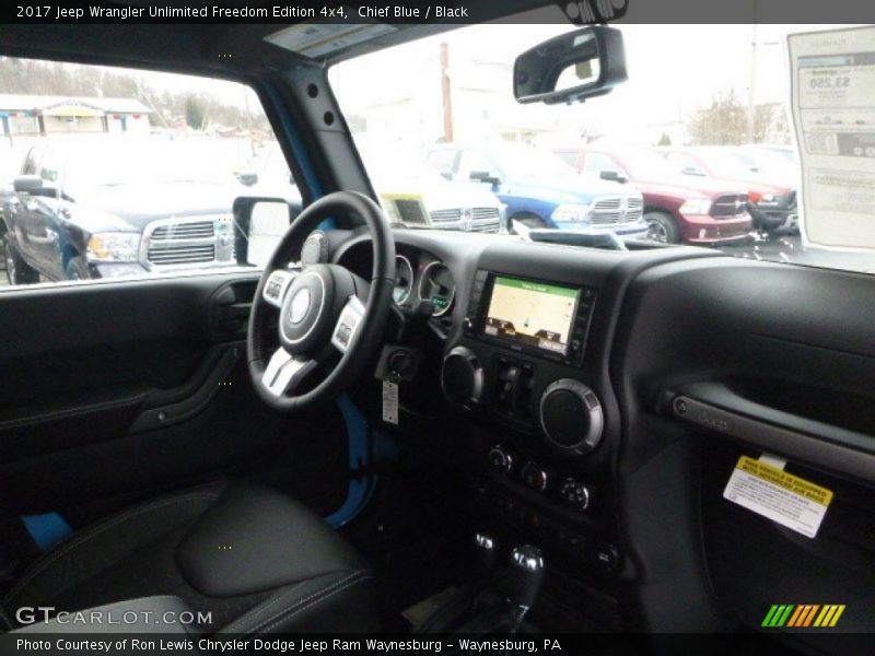 Chief Blue / Black 2017 Jeep Wrangler Unlimited Freedom Edition 4x4